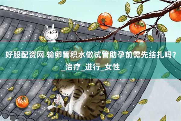 好股配资网 输卵管积水做试管助孕前需先结扎吗？_治疗_进行_女性