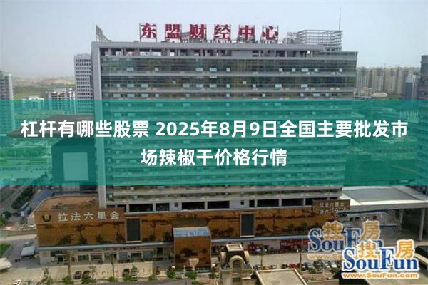 杠杆有哪些股票 2025年8月9日全国主要批发市场辣椒干价格行情